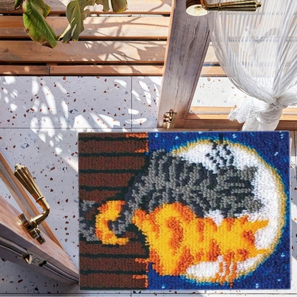 Vintage | Latch Hook DIY Moonlight Meow - Picture 10 of 10